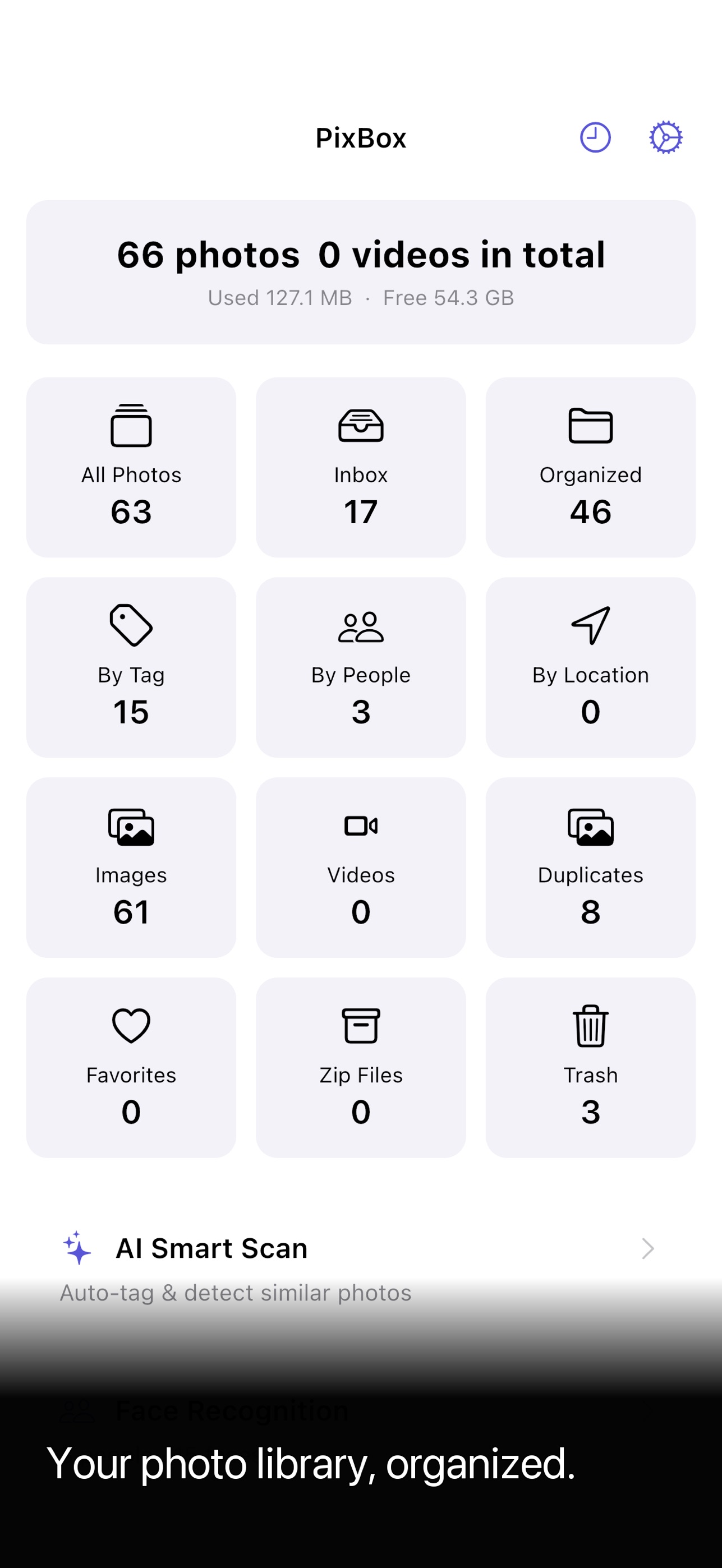 Screenshot 1 of PixBox – Photo File Manager
