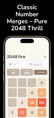 2048 Pro Puzzle Game Screenshot 1 of 6