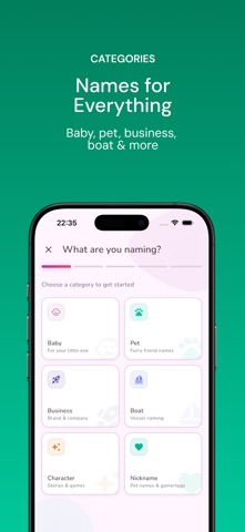 Neimr - Swipe & Find Names screenshot