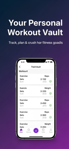 TrainVault screenshot
