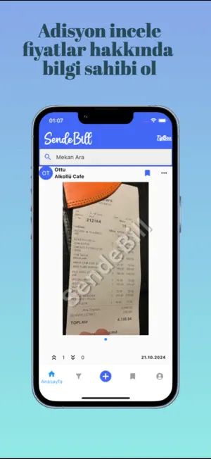 SendeBill - Restoran Menüleri screenshot 1
