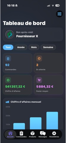 MyOrder Fournisseur screenshot
