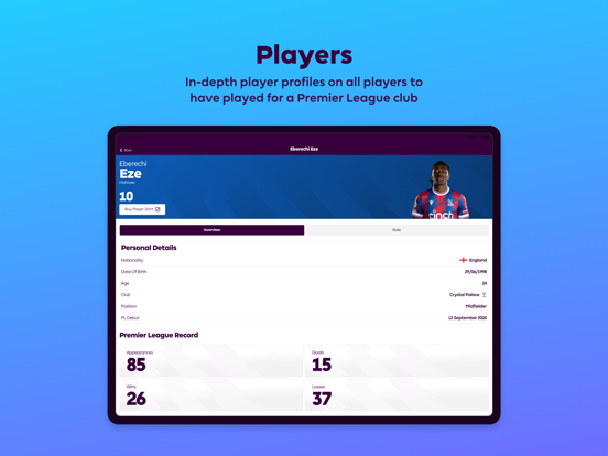 Premier League - Scores, News iPad app afbeelding 5