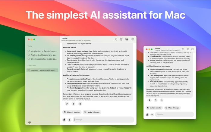 TellMe - The simple AI
