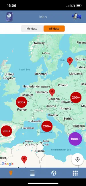 RadexReadMap screenshot 1
