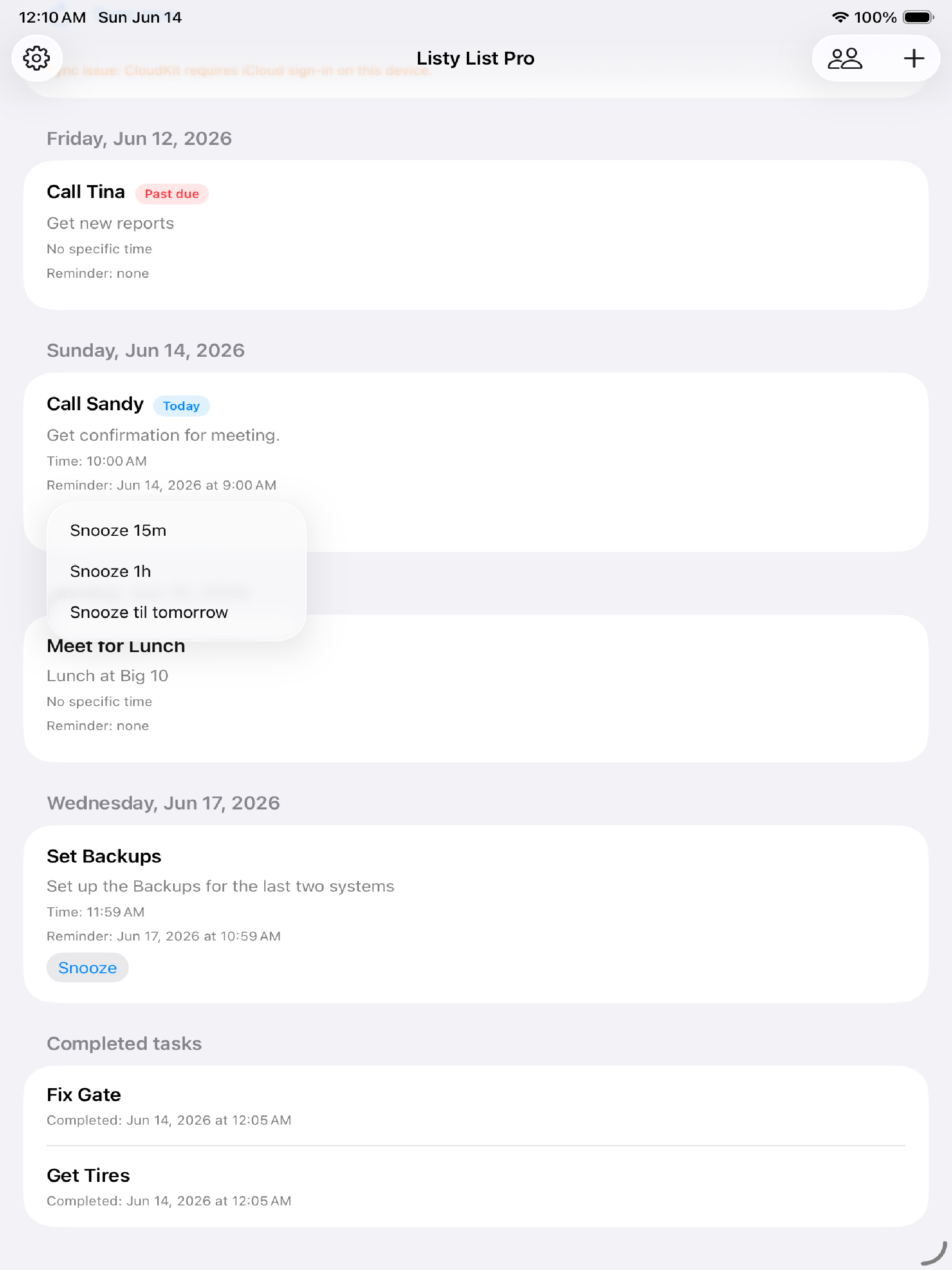 Listy List Pro