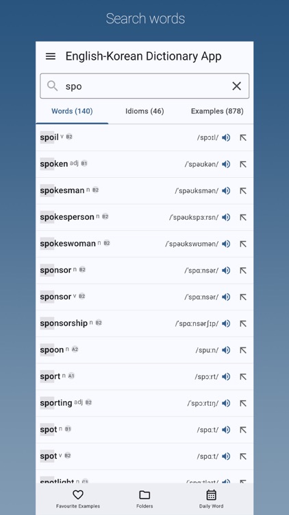English-Korean Dictionary Pro