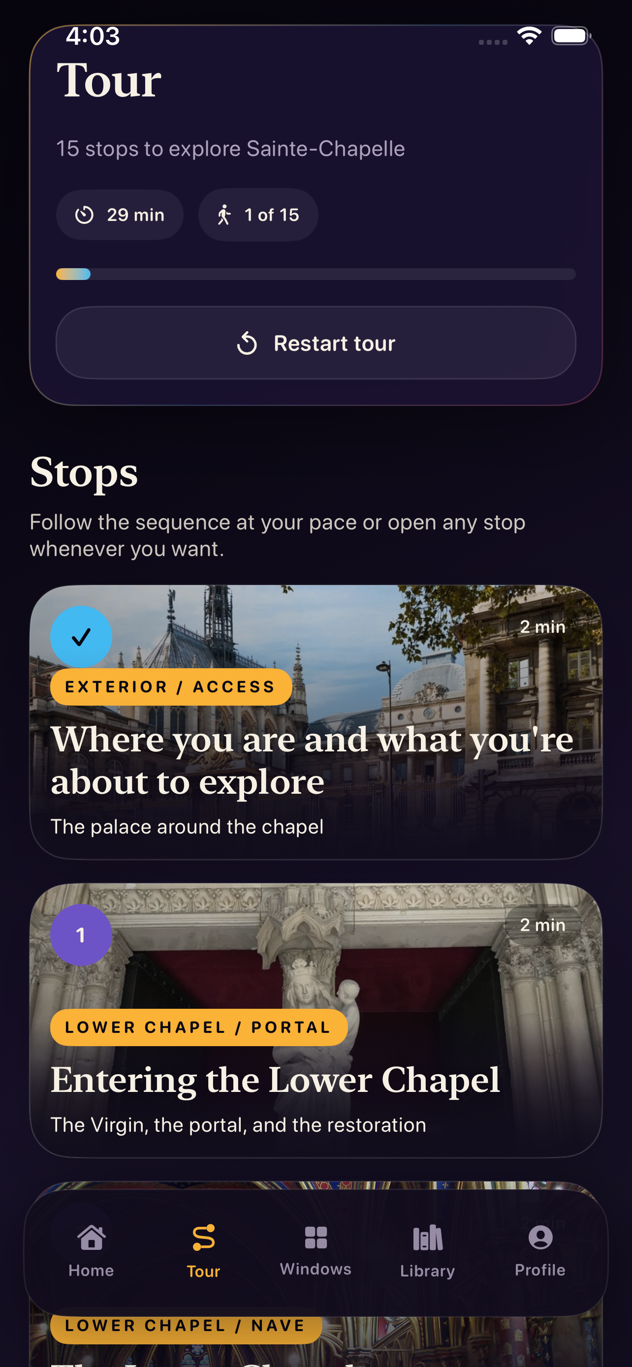 Sainte-Chapelle Visitor Guide screenshot 3