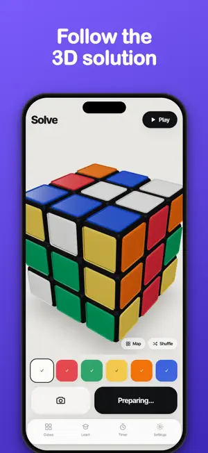 Cube Solver AI: Scan & Solve screenshot 2