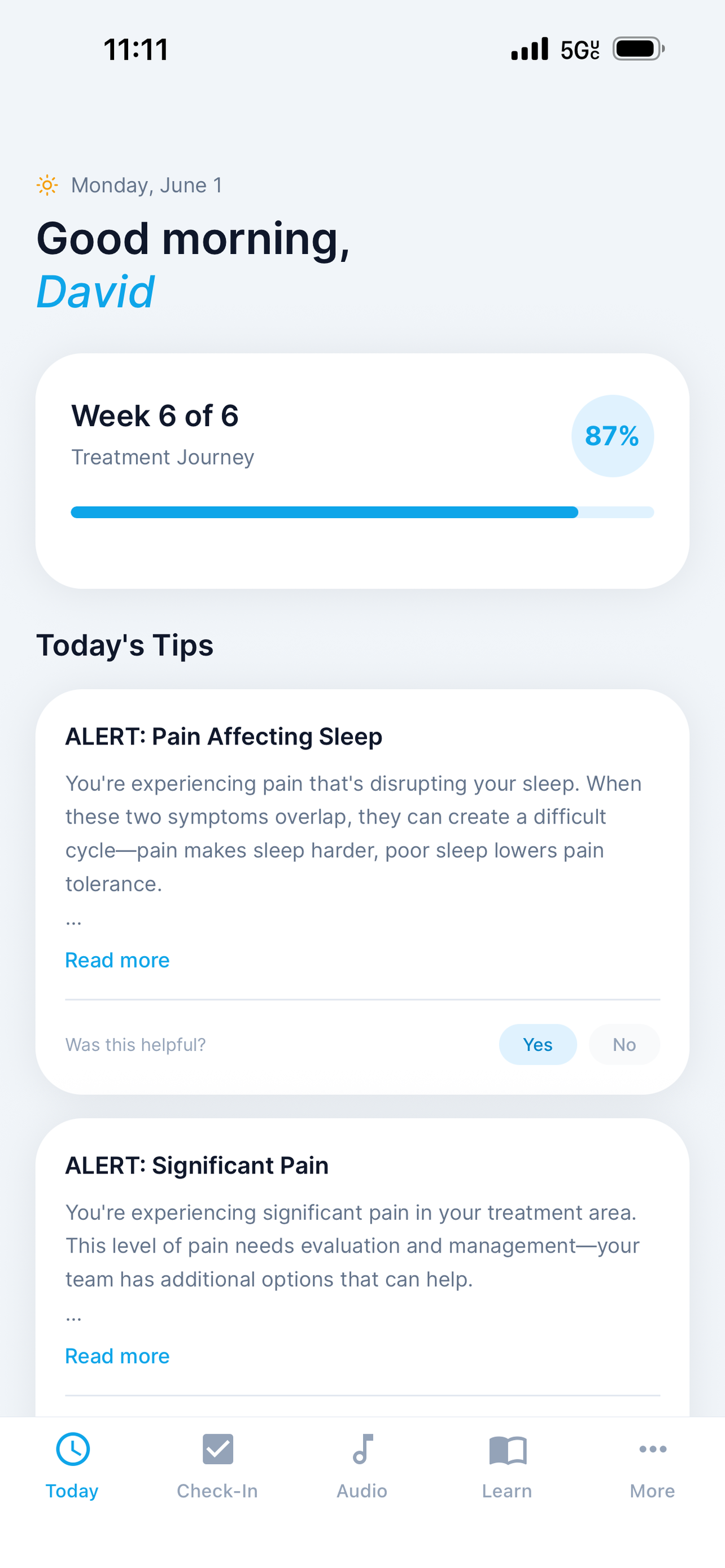 Radiant RT Symptom Support screenshot 3