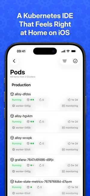 Nautik for Kubernetes iPhone screenshot 1