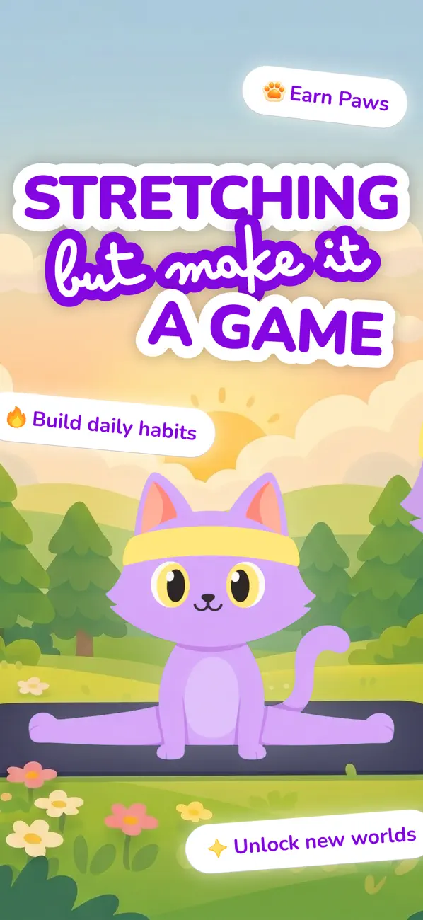 Mochi stretching game introduction screenshot