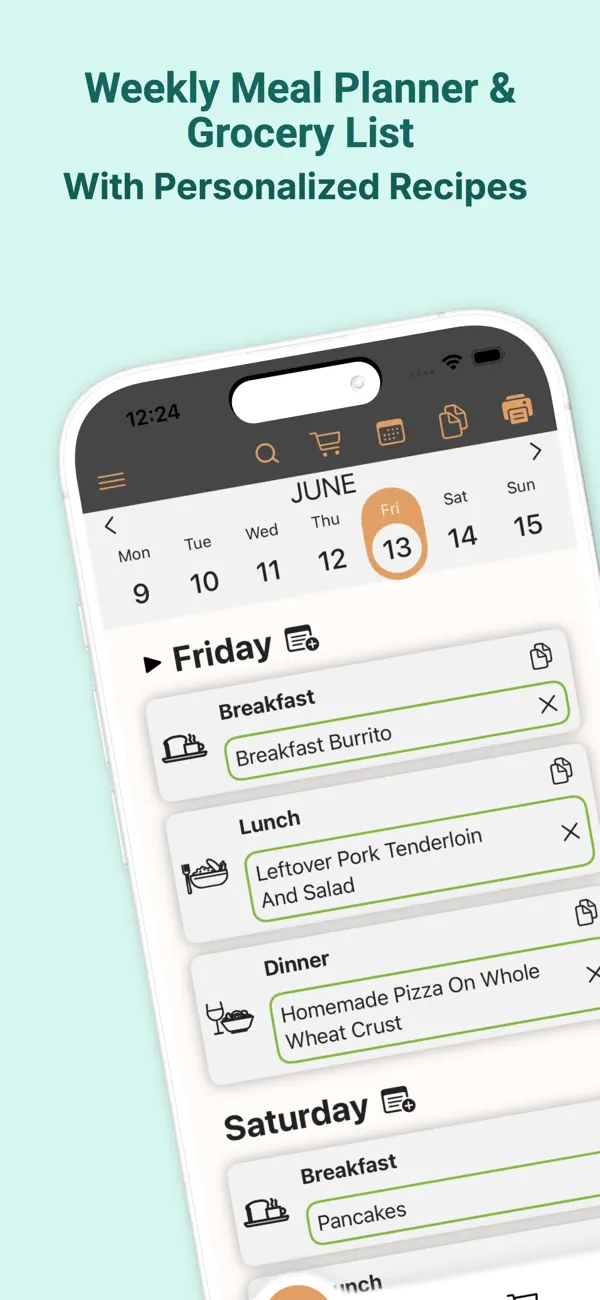 #1. Meal Planner & Grocery List (iOS) От: JOJO APPS