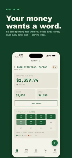 Скриншот Payday: Планировщик Зарплаты на iPhone 1