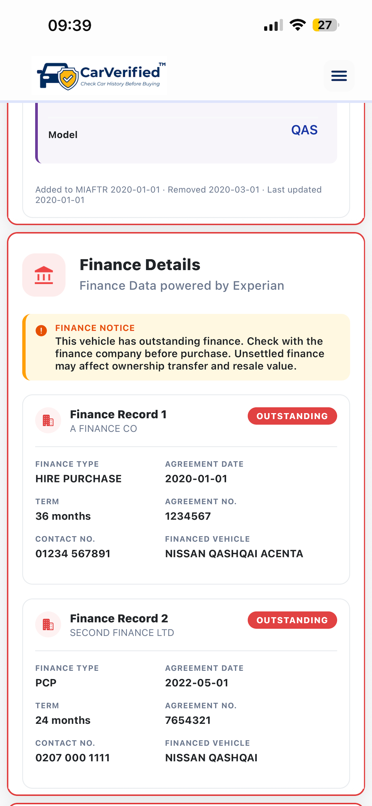 CarVerified: Check Car History screenshot 3