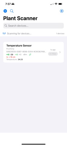 Plant Scanner BLE Screenshot 5 of 5