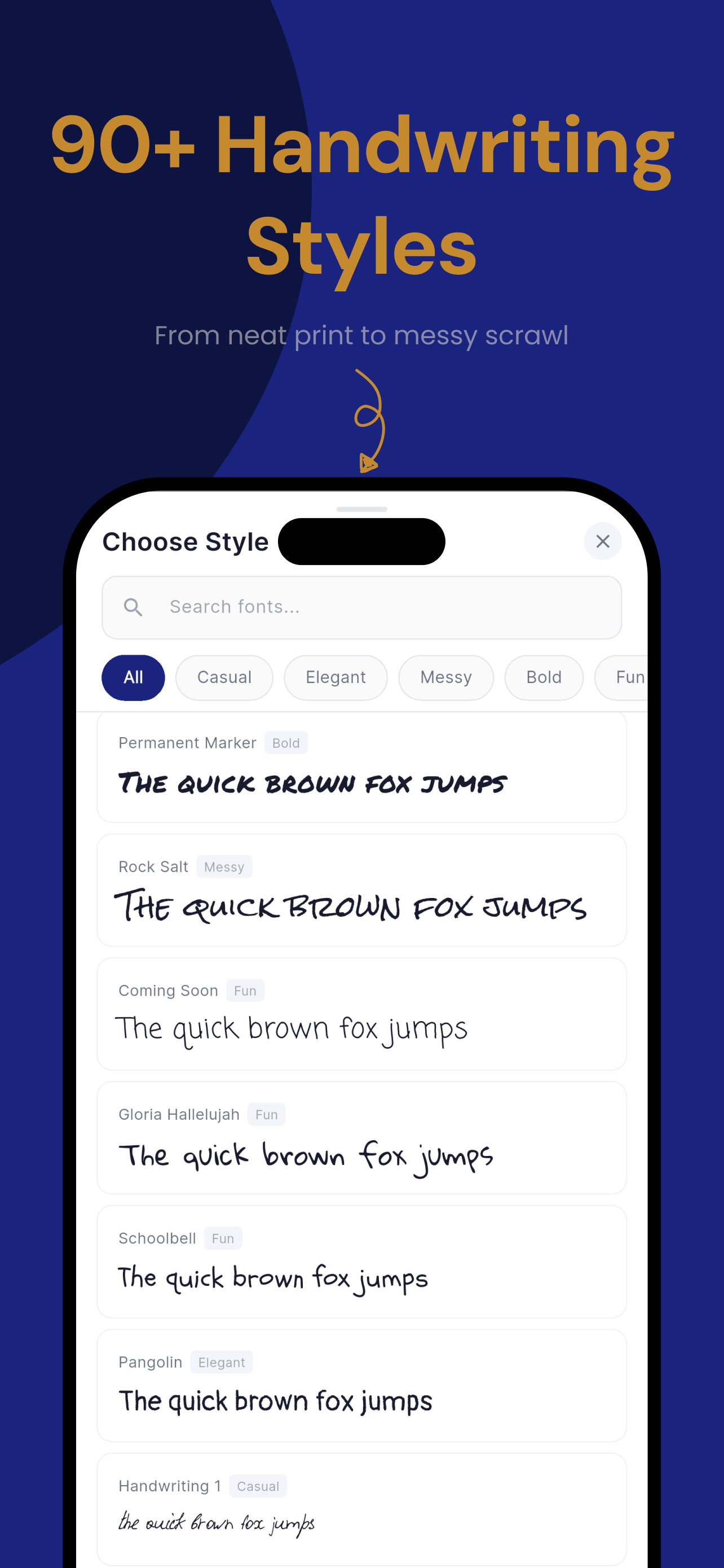 HandInk - Text to Handwriting screenshot 4
