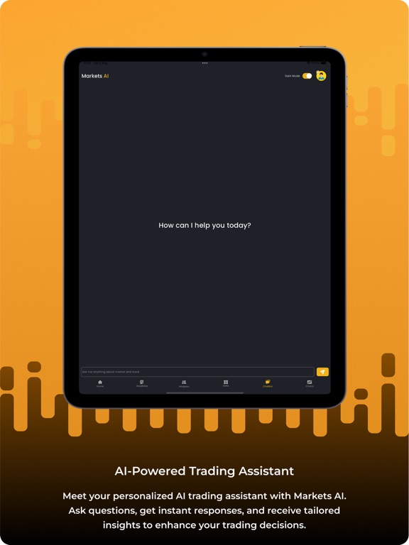 Markets AI iPad screenshot 3 - Finance app