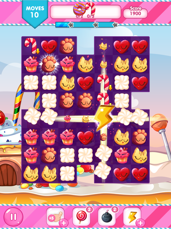 Gelato Crunch  Match 3 Game