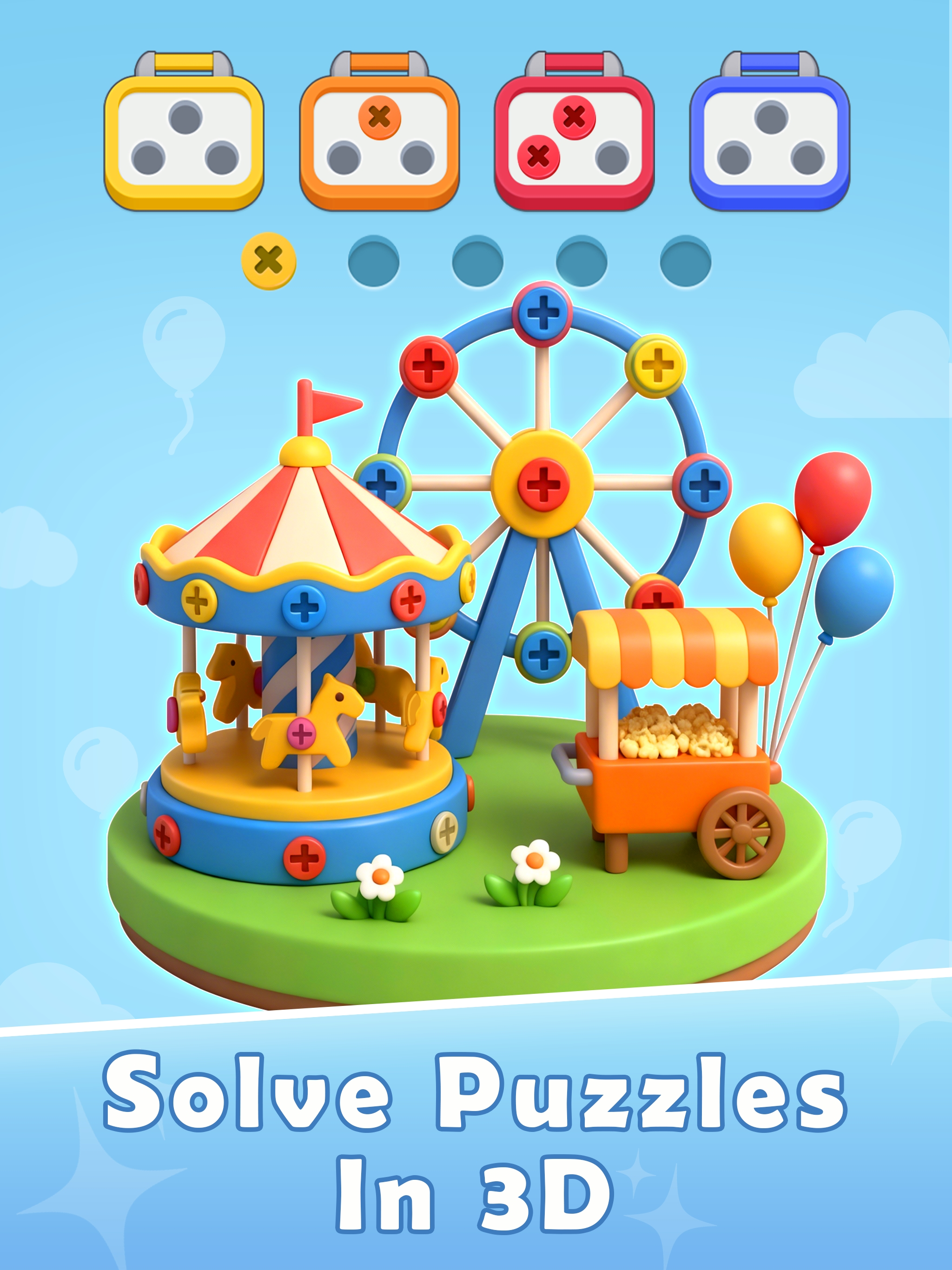 Unscrew Star: 3D Puzzle Game