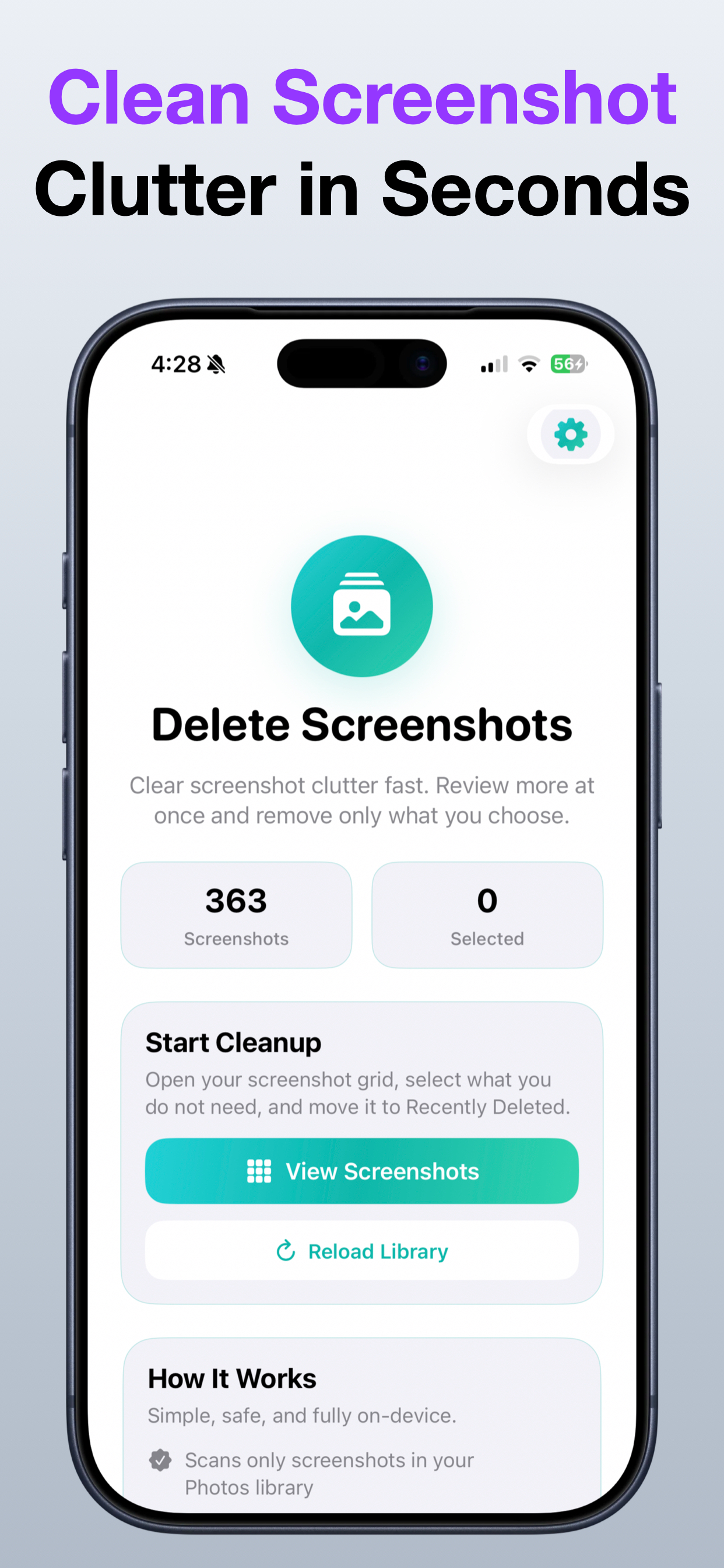 Delete Screenshots screenshot 2