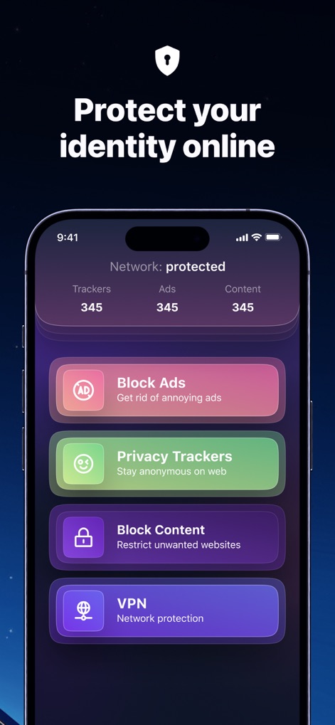 Secure360 VPN guard - Explore the app's robust privacy features, including the effective 'Block Ads' functionality and the critical 'Privacy Trackers' option, designed for enhanced user anonymity.