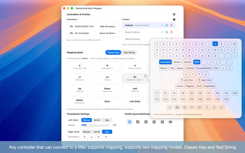 GameController Mapper screenshot