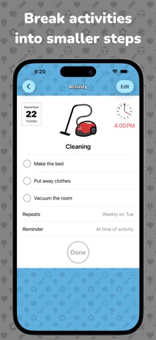 Visual Schedule: Week Planner iPhone screenshot