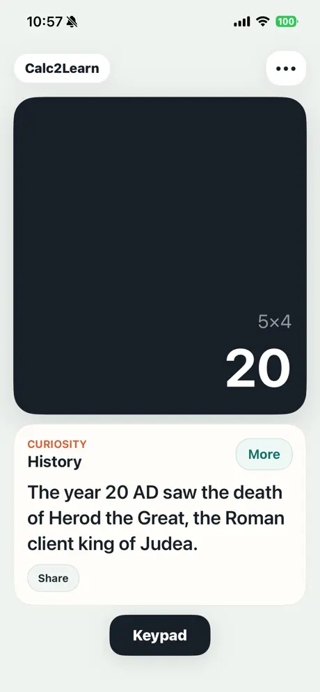 Calc2Learn screenshot 3