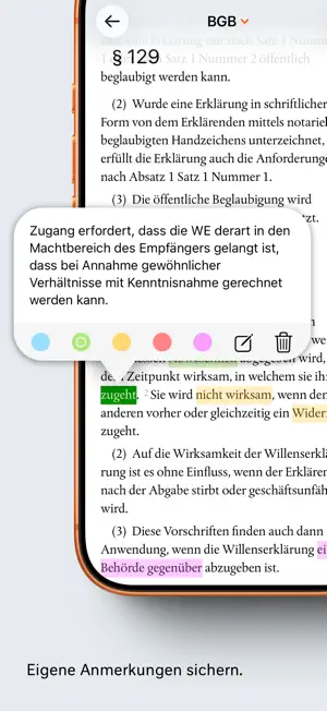 LX Gesetze. screenshot 3