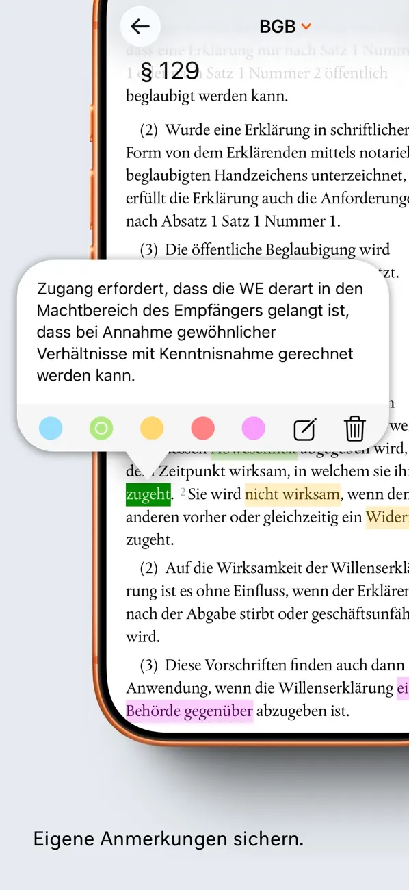 Screenshot #3 pour LX Gesetze.