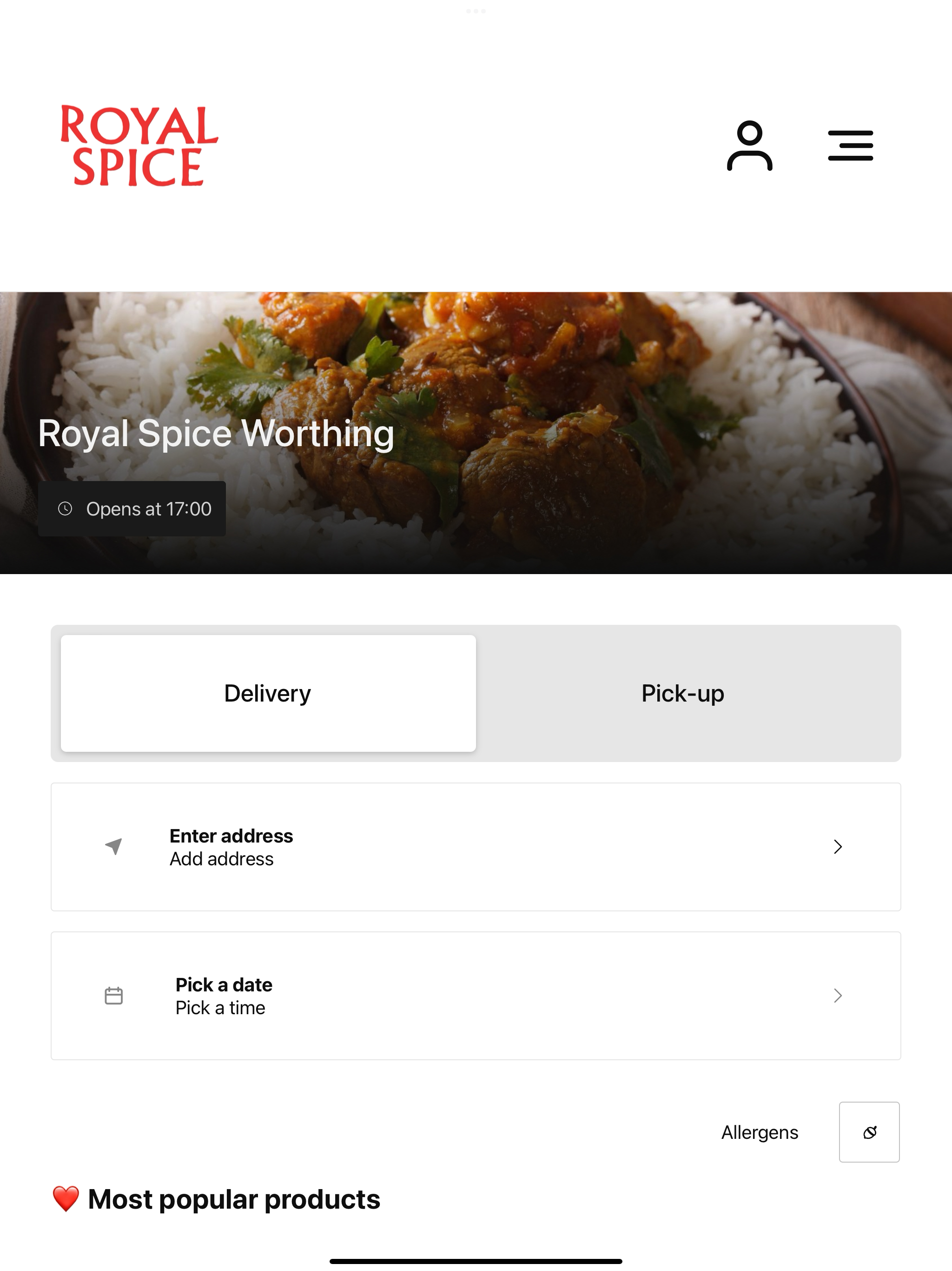 Royal Spice Worthing screenshot 5