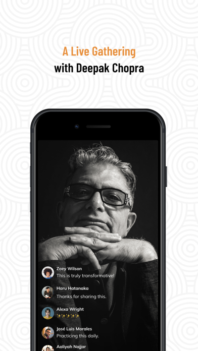 Screenshot 1 of Deepak Chopra App