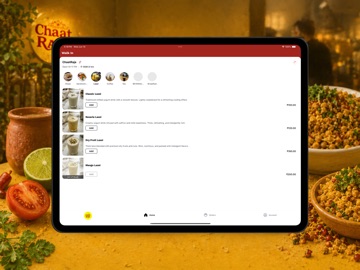 ChaatRaja iPad screenshot