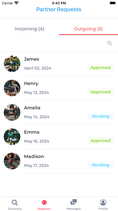 Tennis Partner Screenshot