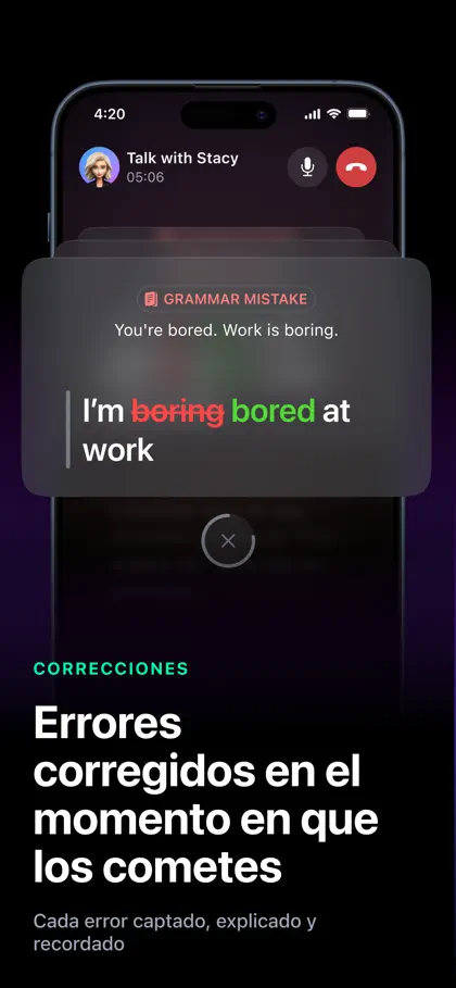 Captura de tela 4 de 6 de Fluently: AI Language Learning