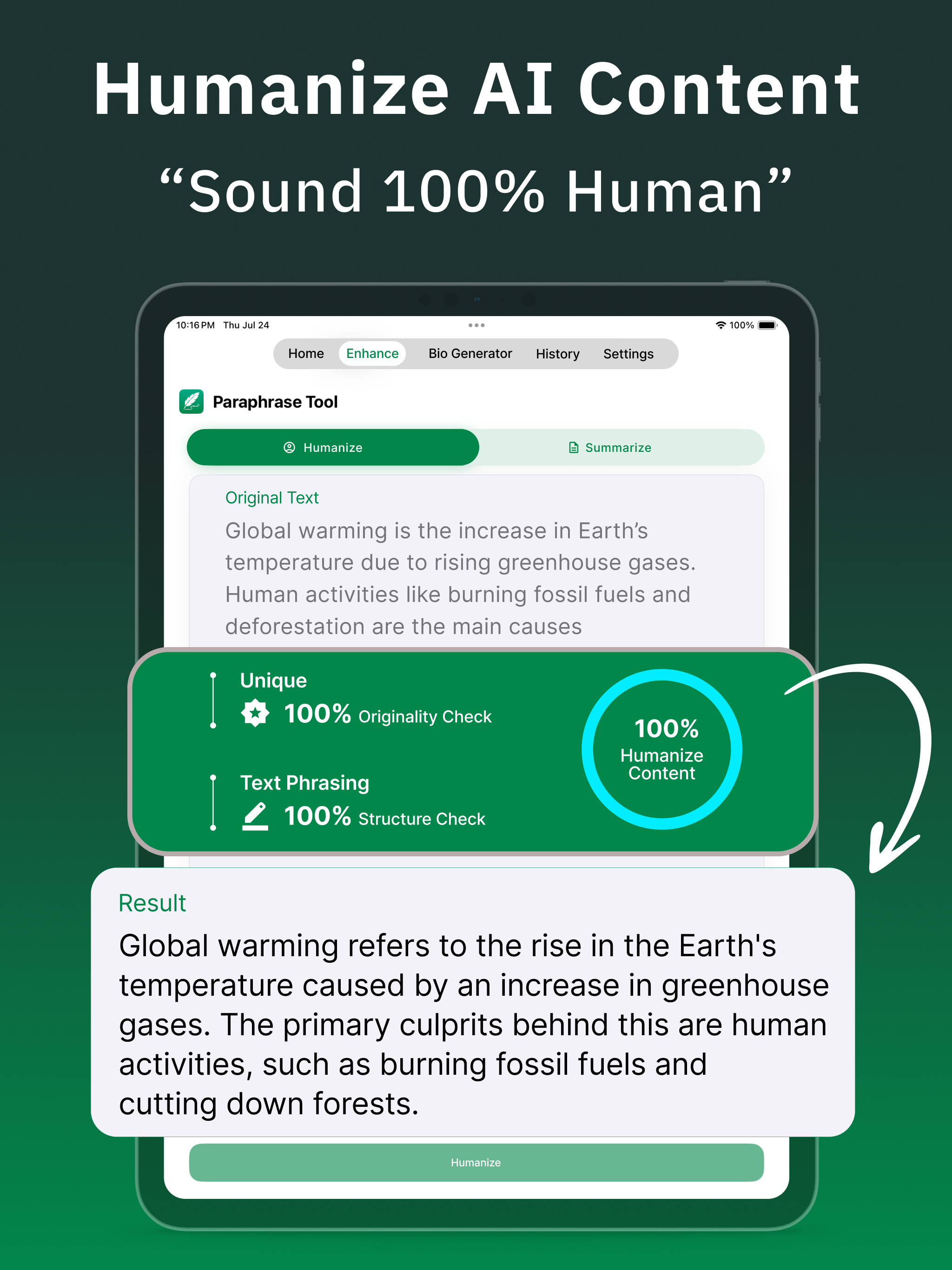 Summarizer: Paraphrase Tool screenshot 10