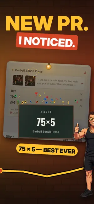 Athlete Diary: Gym Workout Log screenshot 3