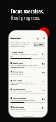 Concentration training. screenshot 2