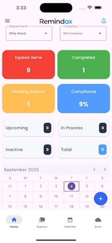 Remindax iPhone screenshot