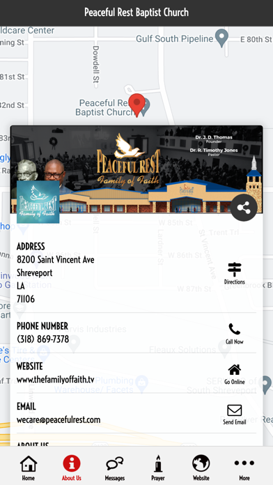 Screenshot #2 pour Peaceful Rest Baptist Church