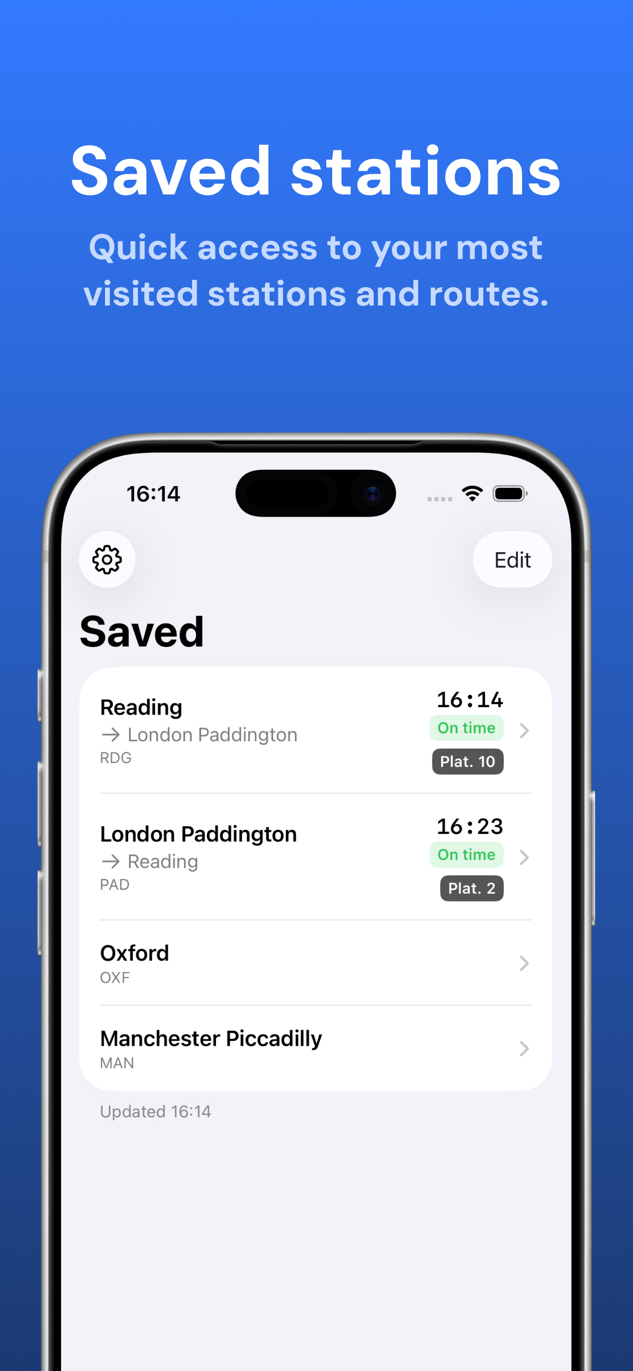 Ontime | Live train times