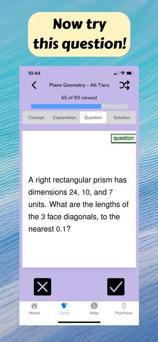 ACT Math Flashcards Screenshot 4 of 5