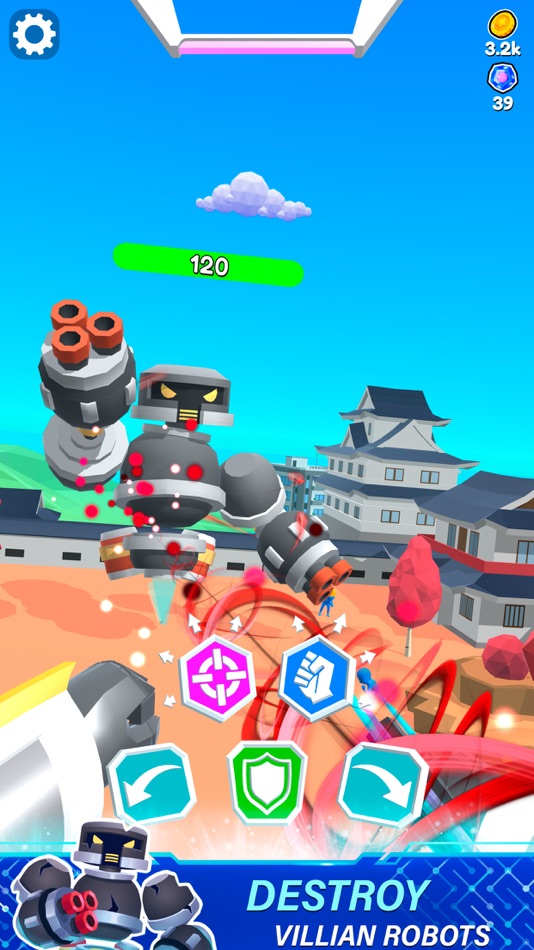 #6. Mechangelion - Robot Fighting (iOS) Podle: MOONEE PUBLISHING LTD