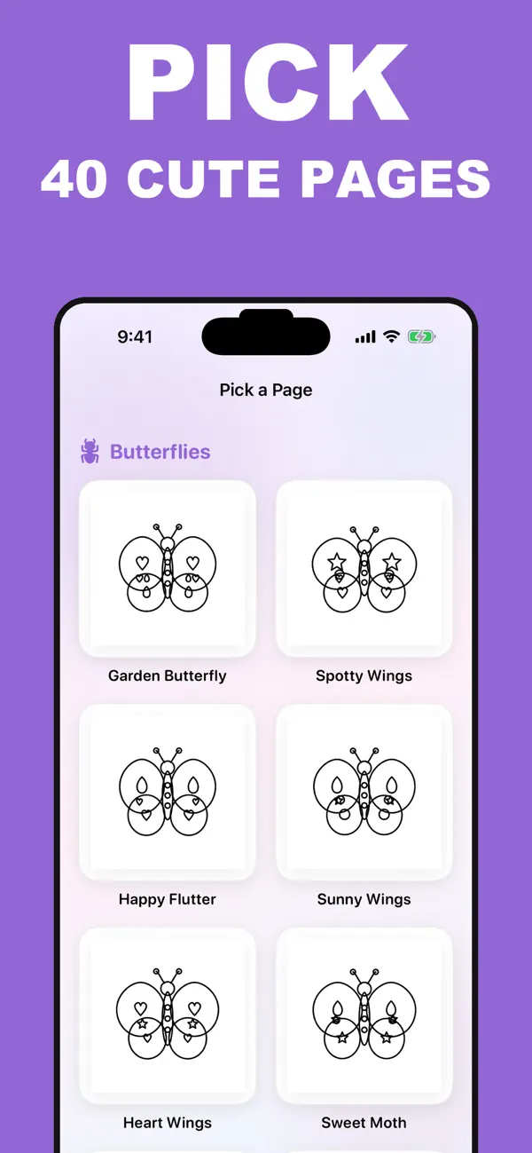 Screenshot #3 pour Butterfly Coloring Kids
