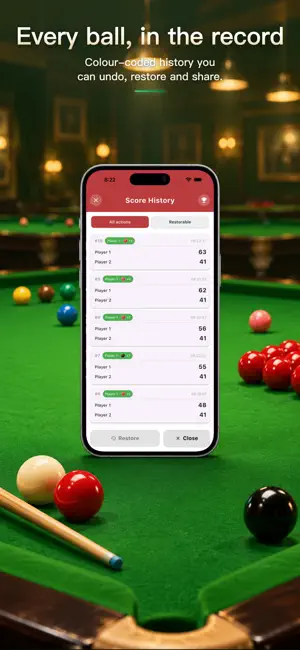 Snooker Score & Scoreboard screenshot 4
