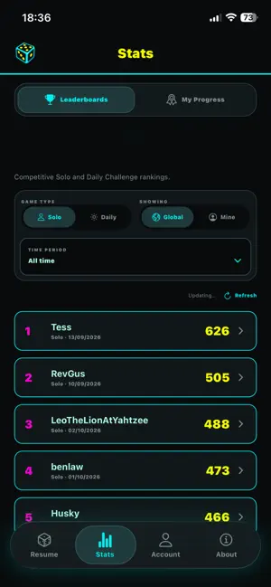 Yahtzee Hub! screenshot 3
