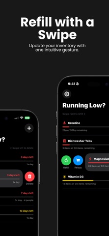 RunningLow?: Supply Tracker Screenshot 4 of 5