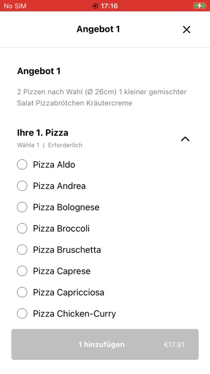 Pizzeria da Andrea Essen screenshot-3