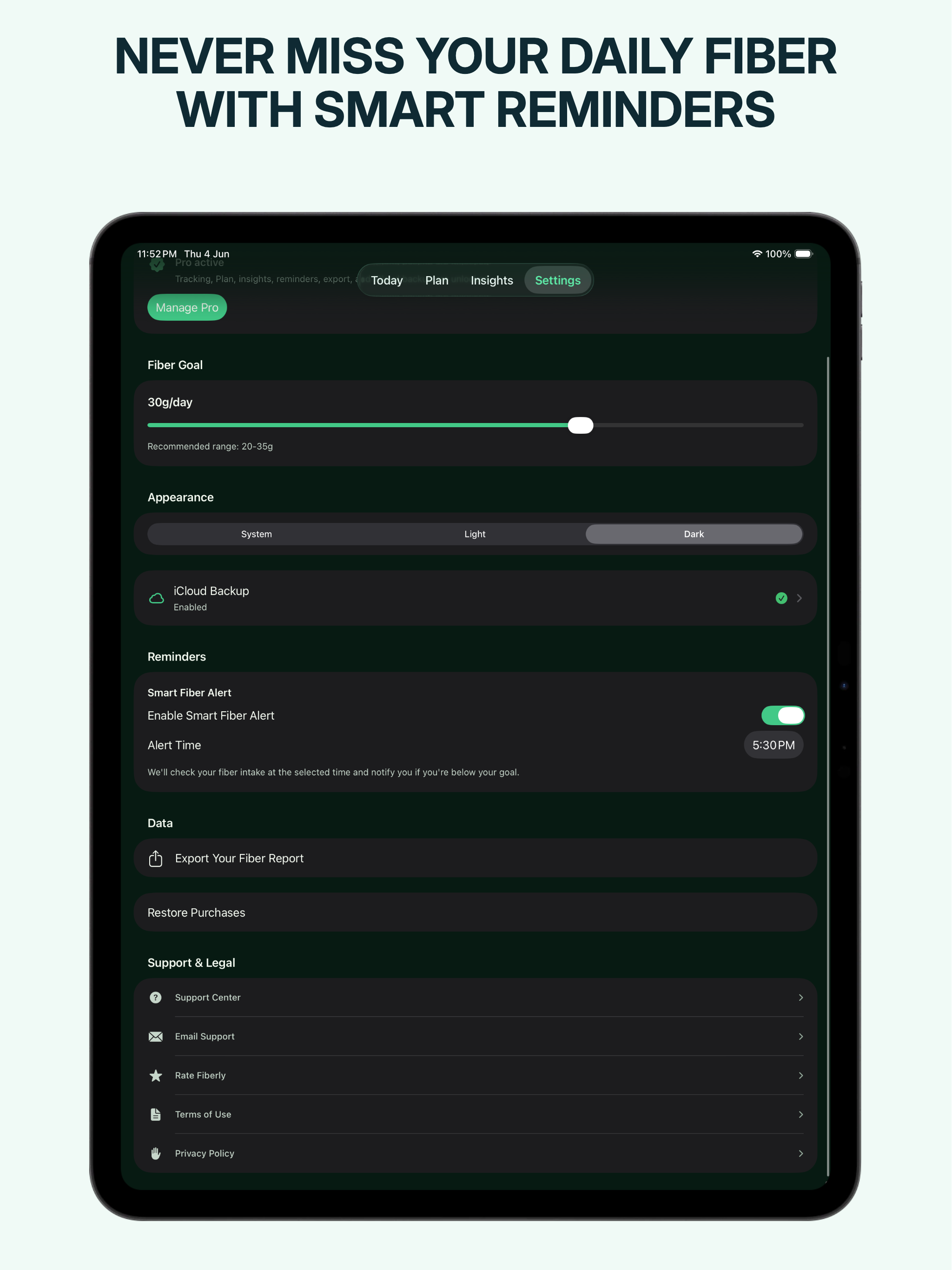 Fiber Tracker - Fiberly screenshot 14
